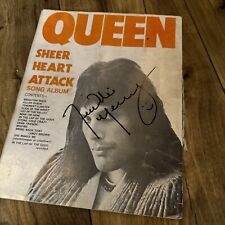 Signed freddie mercury for sale  Shipping to Ireland