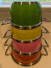 Colorful 4Pc Stainless Steel Cookware Set, used for sale  Shipping to South Africa