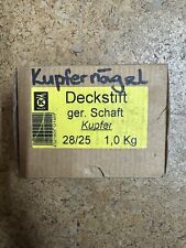 Dachpappstifte kupfernägel 8x gebraucht kaufen  Aham