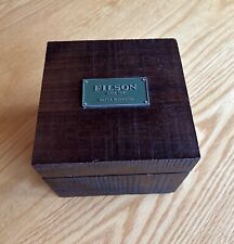 Usado, Caja de reloj de madera FILSON con placa de nombre y libro de garantía manual - Hecho en EE. UU. segunda mano  Embacar hacia Argentina