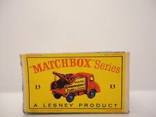 Orig. D box-1960 MOKO Lesney Matchbox No.13 'FORD THAMES WRECKER'---see photos & for sale  Shipping to South Africa