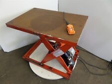 Used, Presto Lifts Light Duty Electric Scissor Lift Table - 1500 lbs Capacity for sale  Abington
