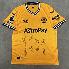Squad signed wolves for sale  SALTCOATS