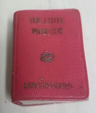 Usado, Mini livro The Little Webster Dictionary Langenscheidt 1957 comprar usado  Enviando para Brazil