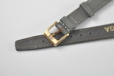 Zegarek Omega 12mm Vintage Pasek Szary z pozłacaną klamrą NOS Miętowy (W15) na sprzedaż  PL