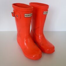 Hunter Girls Wellington Boots Kids Wellies Pink Size 12 for sale  Shipping to South Africa