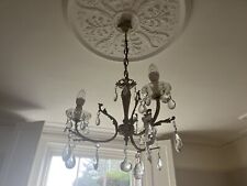 Glass chandelier ceiling for sale  NORWICH