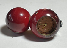 Used, Vintage Mathey-Tissot PENDANT WATCH, Red Enamel Cherries for sale  Paris