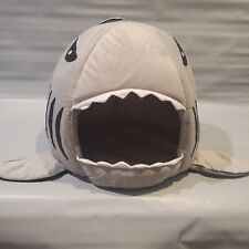 Cama Shark Pet com travesseiro com zíper para gato ou cachorro ninho caverna quente aconchegante comprar usado  Enviando para Brazil