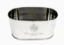 Small 2 Bottle Silver Napoleon Bollinger Wine Champagne Ice Bath Bucket Cooler for sale  Shipping to South Africa