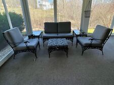 cushioned aluminum patio set for sale  Troy