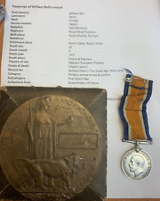 Ww1 medal memorial for sale  KETTERING