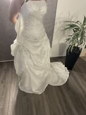 Hochzeitskleid brautkleid wei� gebraucht kaufen  Betzdorf