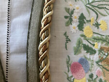 Corda trançada cordão torcido acabamento fita travesseiro renda cortina decorativa borda lateral, usado comprar usado  Enviando para Brazil