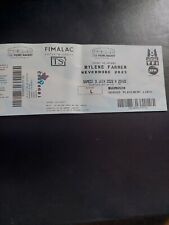 Mylene Farmer TICKET DE CONCERT 2023 Lille segunda mano  Embacar hacia Argentina