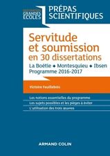 Servitude soumission dissertat d'occasion  France