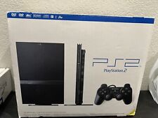 Sony PlayStation 2 PS2 Slim Negro Sistema Consola Completa Caja Abierta Excelente Con segunda mano  Embacar hacia Argentina