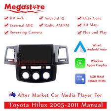 GPS de carro 9" Android 13 Carplay unidade principal automática estéreo para Toyota Hilux manual comprar usado  Enviando para Brazil