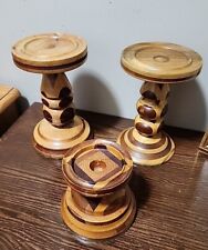 wooden holders candle tall 3 for sale  Wilson