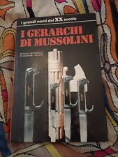 Libro gerarchi mussolini usato  Arezzo