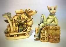 HARMONY KINGDOM 2001 PLANET HK ROYAL WATCH COLLECTORS CLUB, WOOFIE & MINX*NIB, used for sale  Shipping to South Africa