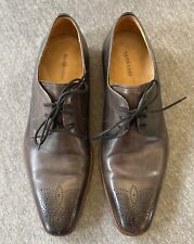 Men’s Magnanni 'Gerardo' Medallion Toe Derby Size 9M In Gray for sale  Shipping to South Africa