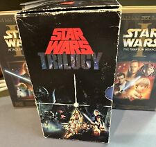 Star Wars Trilogy. Caixa conjunto edição especial. Fita de vídeo VHS. 1988 vintage Plus 2 comprar usado  Enviando para Brazil
