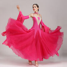 Vestido de dança de salão latino moderno salsa valsa vestido longo padrão #N082 5 cores comprar usado  Enviando para Brazil