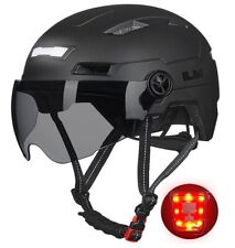 ILM Adult Bike Helmet with USB Rechargeable LED Front and Back Light Mountain for sale  Shipping to South Africa