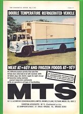 Antigo anúncio de revista 1963 ~ MTS Coachbuilders - Veículos refrigerados - Bedford TK, usado comprar usado  Enviando para Brazil