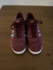 Adidas gazelle burgundy for sale  MIDDLESBROUGH