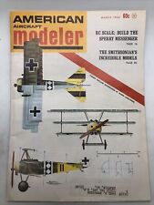 Revista vintage American Aircraft Modeler R/C Hobbyist marzo 1968 segunda mano  Embacar hacia Mexico