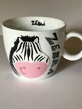 Caneca zebra com texto de zebra em xícara de porcelana por Cha Cult comprar usado  Enviando para Brazil