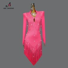 2023 new Latin dance competition tassel dress senior performance clothing for sale  Shipping to South Africa