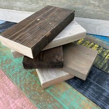 Assorted Wood Pine Scrap Blanks 11" x 5.5" x 1.5" Unfinished for DIY Crafts for sale  Shipping to South Africa