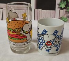 Mug verre snoopy d'occasion  Concarneau