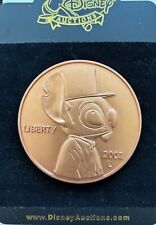 Usado, Pin Jumbo Disney Auctions Stitch as Abe Lincoln on Penny LE 100 comprar usado  Enviando para Brazil