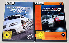 NEED FOR SPEED - SHIFT & SHIFT 2 UNLEASHED - 2 PC SPIELE BUNDLE, usado comprar usado  Enviando para Brazil