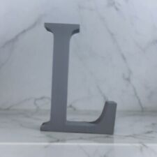 Grey wooden letters for sale  Shipping to Ireland