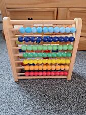 Wooden alphabet abacus for sale  NUNEATON