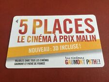 Telecarte carte cinema d'occasion  Amiens-