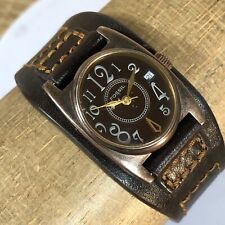 Reloj de cuarzo con correa de cuero marrón para damas Fossil JR9654 segunda mano  Embacar hacia Argentina