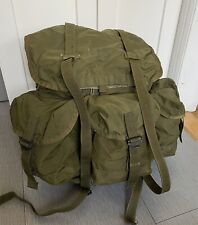 Mochila vintage verde militar Alice SIN MARCO segunda mano  Embacar hacia Argentina