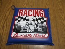 RARE VINTAGE INDY CAR  RACING SEAT CUSHION WALL ART MAN CAVE SPEED SHOP  for sale  Shipping to South Africa