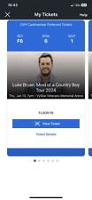 Luke bryan concert for sale  Jacksonville