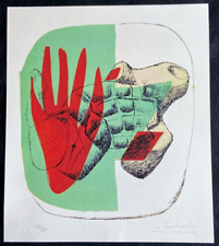 Corbusier litografia mano usato  Roma