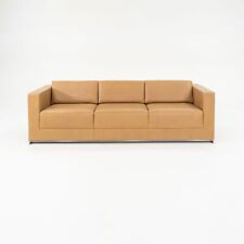2019 Bernhardt Design B.1 Three Seat Sofa by Fabien Baron with Caramel Leather for sale  Shipping to South Africa
