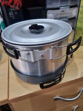 Used, camping fishing aluminium cookware saucepan frying pan set for sale  Shipping to South Africa