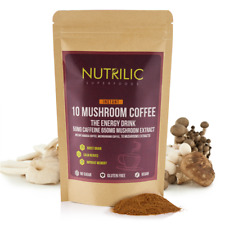 NUTRILIC 10 MUSHROOM COFFEE Mix (40 Servings) -RRP £25!, used for sale  Shipping to South Africa