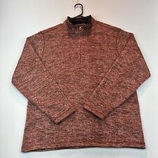 Suéter de lana original resistente a la intemperie para hombre LG 1/4 con cremallera mangas largas óxido segunda mano  Embacar hacia Argentina